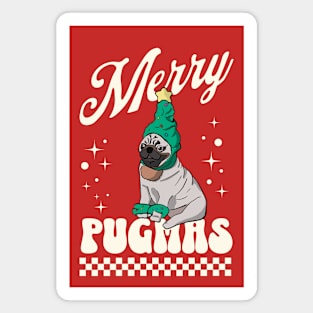 Merry Pugmas! Magnet